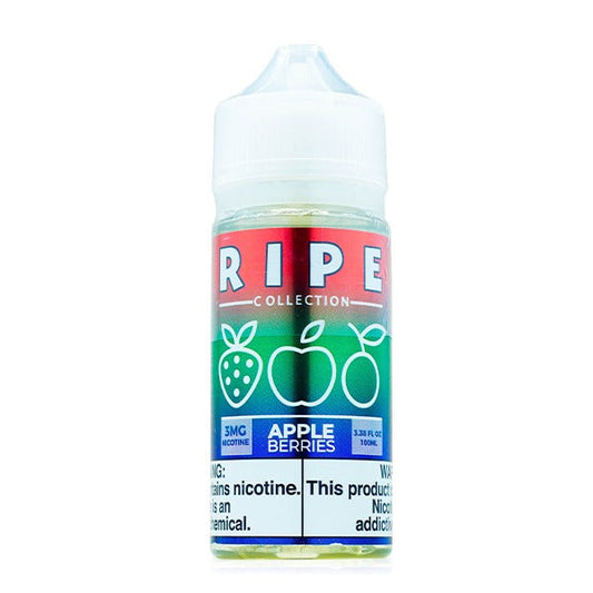 Vape 100 Ripe Series E-Liquid 100mL (Freebase)  Apple Berries