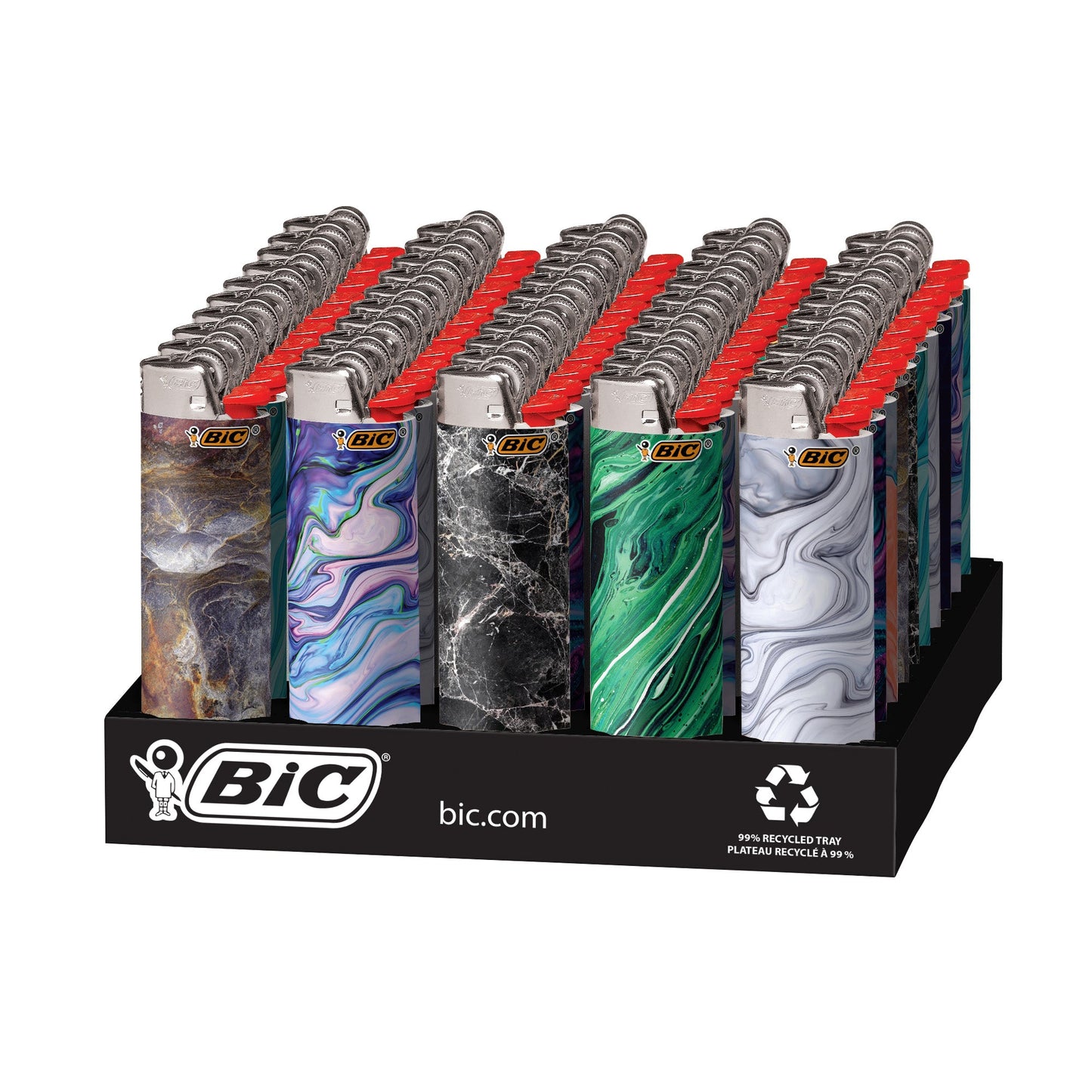 BIC Lighters 50-Count Tray Marble