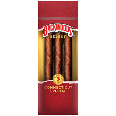 Backwoods Leaf Cigars 10/3pk Connecticut Special