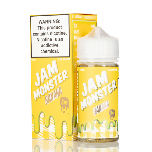 Jam Monster Series E-Liquid 100mL (Freebase) • Original, Ice, Lemonade, Etc.