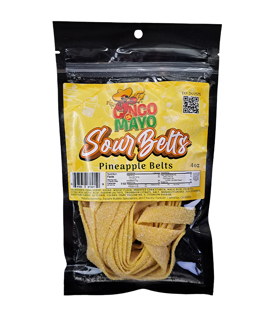 Cinco De Mayo Candy Pineapple Belts