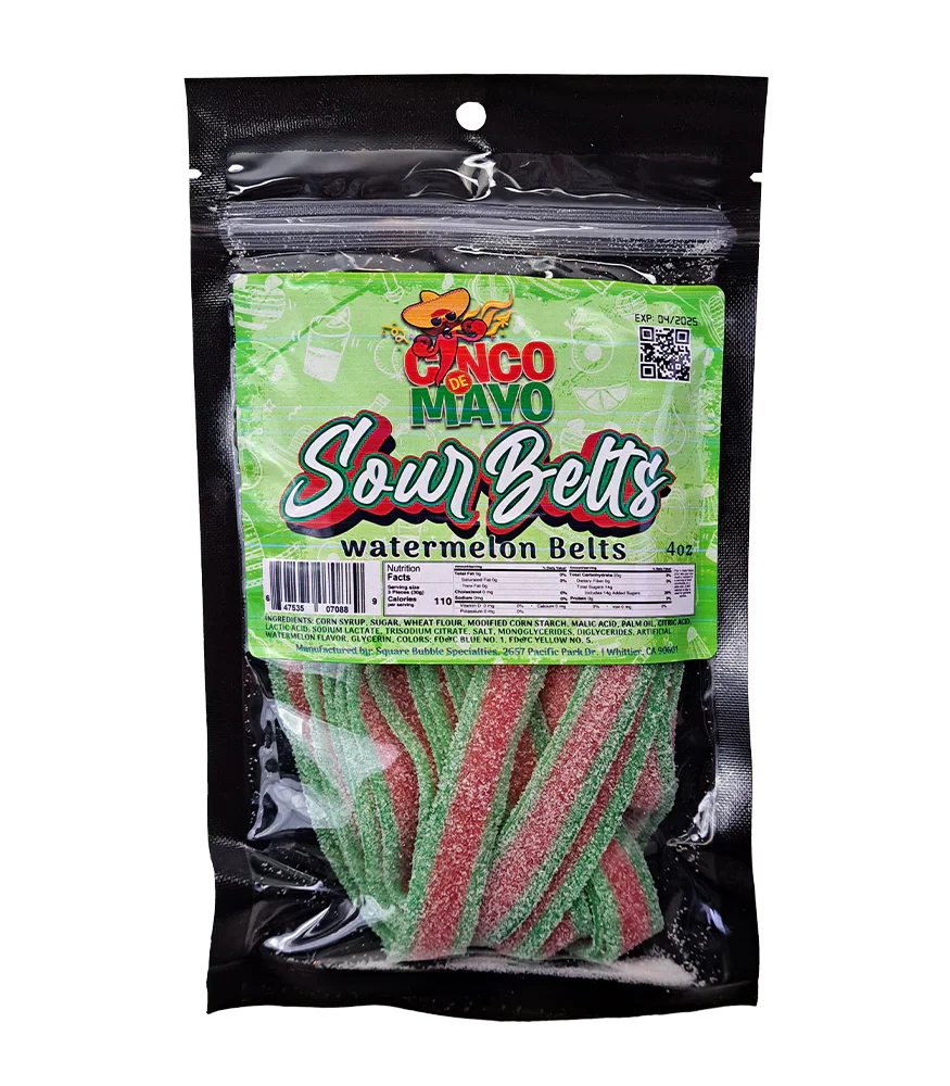 Cinco De Mayo Candy Watermelon Belts
