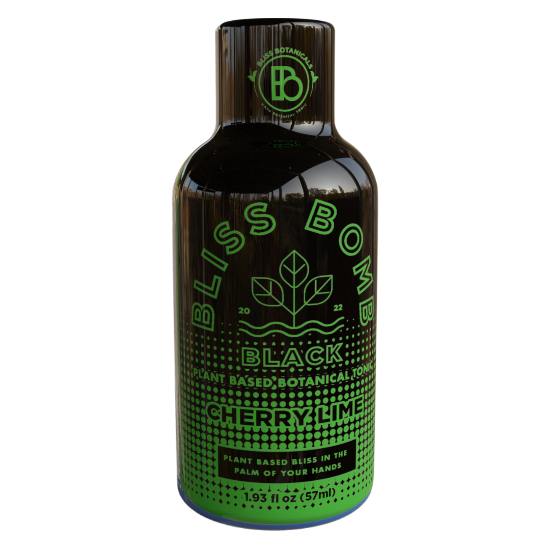 Bliss Bomb Black Kava Shot 12ct Cherry Lime