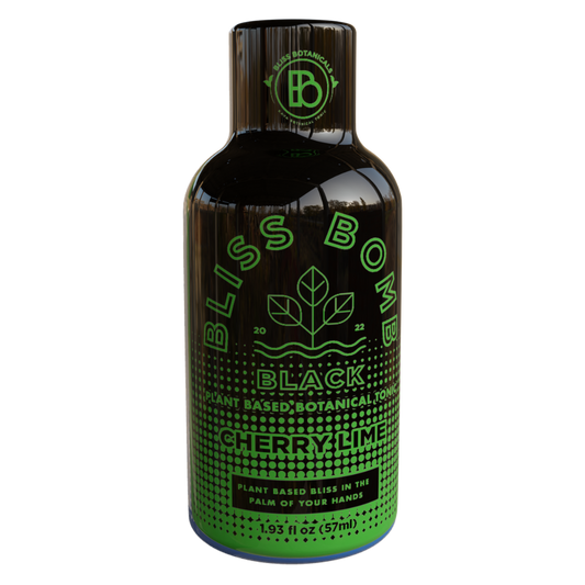 Bliss Bomb Black Kava Shot 12ct Cherry Lime