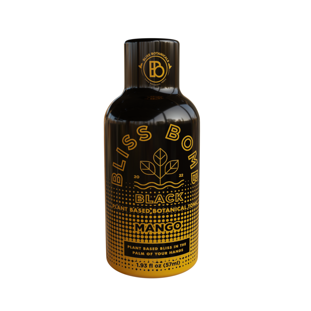 Bliss Bomb Black Kava Shot 12ct Mango