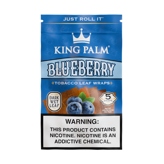 King Palm Tobacco Wraps 5ct Blueberry