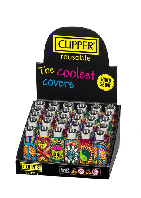Clipper Lighter Classic Large 30ct Hippie Passion