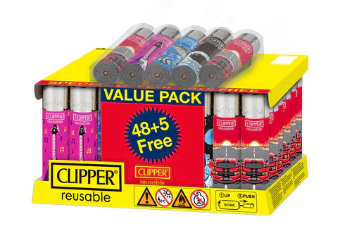 Clipper Reusable Lighter 48+5 Free Next Screen