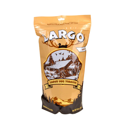 Largo Pipe Tobacco Pouch Gold