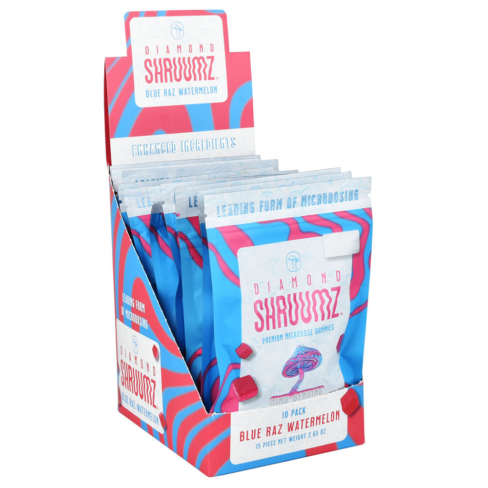 Diamond Shruumz | 10ct - Blue Raz Watermelon with packaging