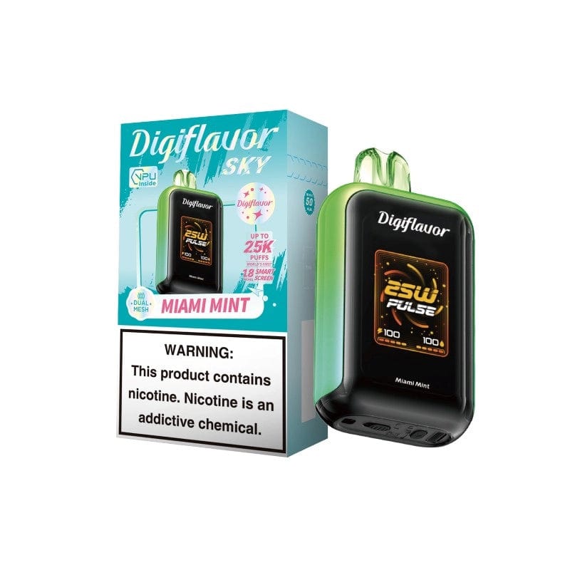Digi Flavor Sky 25K 5ct Miami Mint with packaging