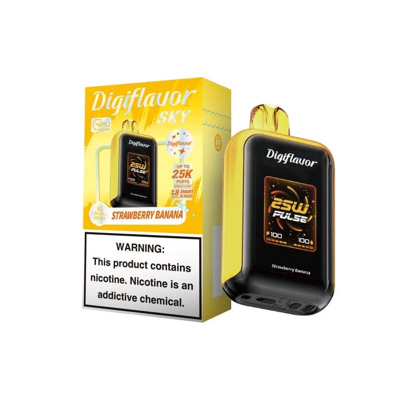 Digi Flavor Sky 25K 5ct Strawberry Banana with packaging