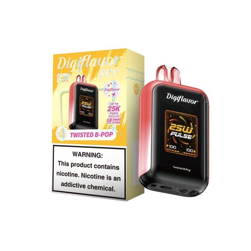 Digi Flavor Sky 25K 5ct Twisted B-Pop with packaging