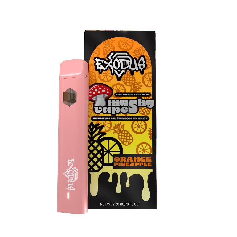 Sugar Exodus Mushy Caps Vape 2.2g Orange Pineapple with Packaging