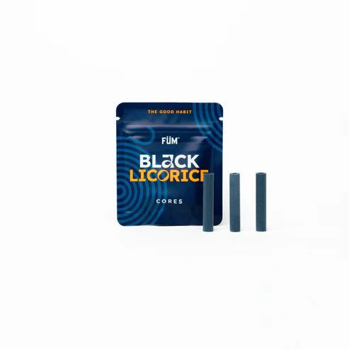 Fum Core Black Licorice with Packaging