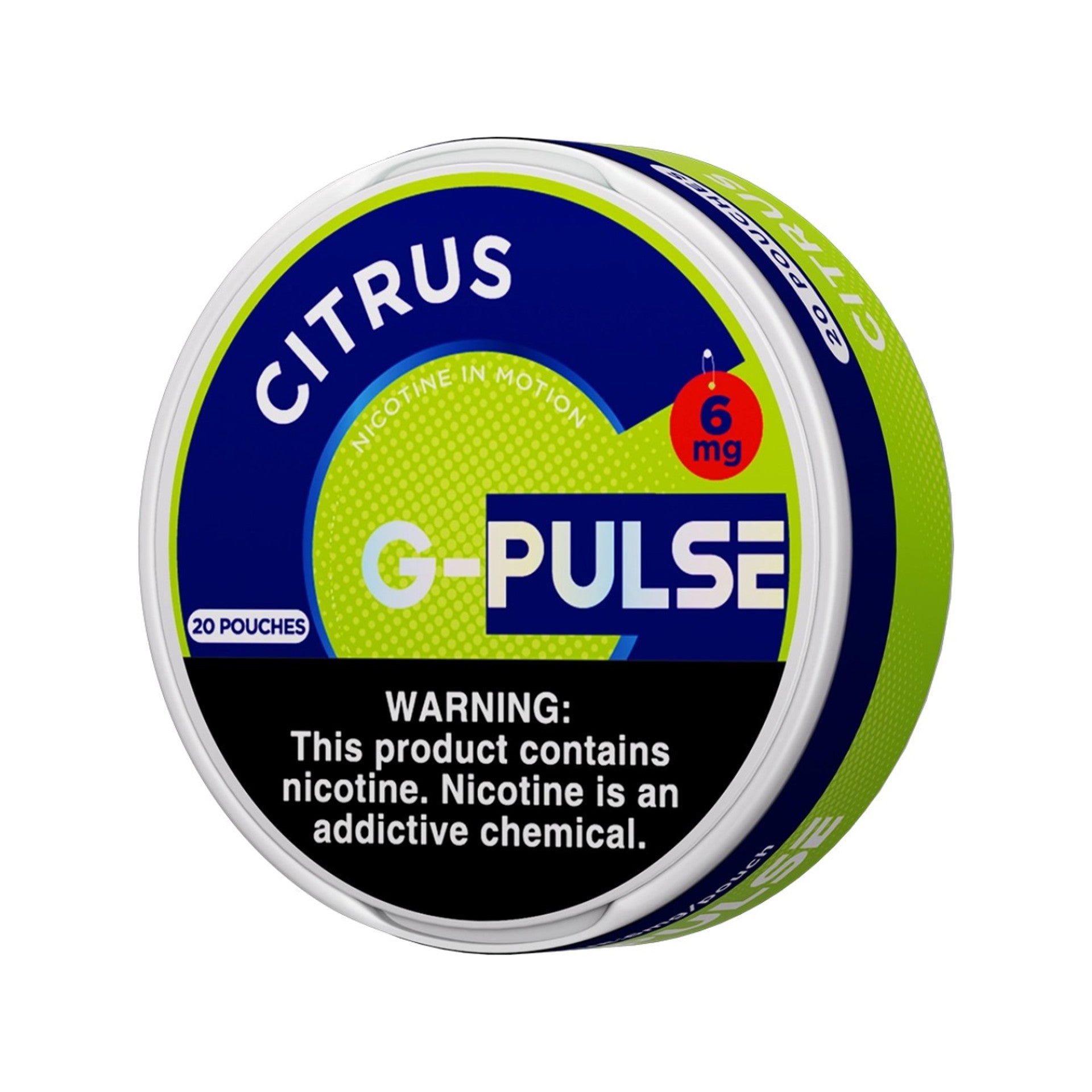G-Pulse Nicotine Pouches 5Ct Citrus (6mg)