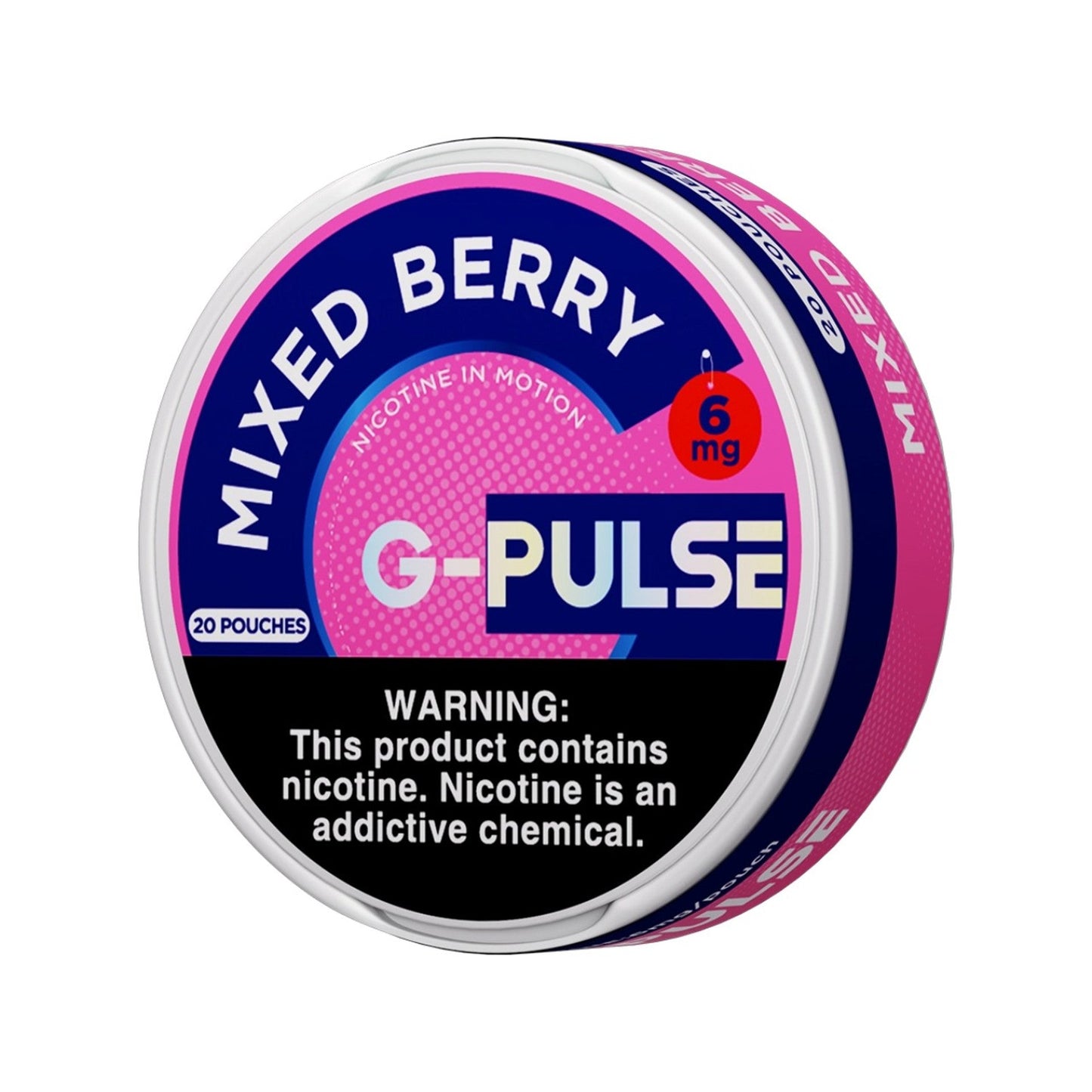 G-Pulse Nicotine Pouches 5Ct Mixed Berry (6mg)
