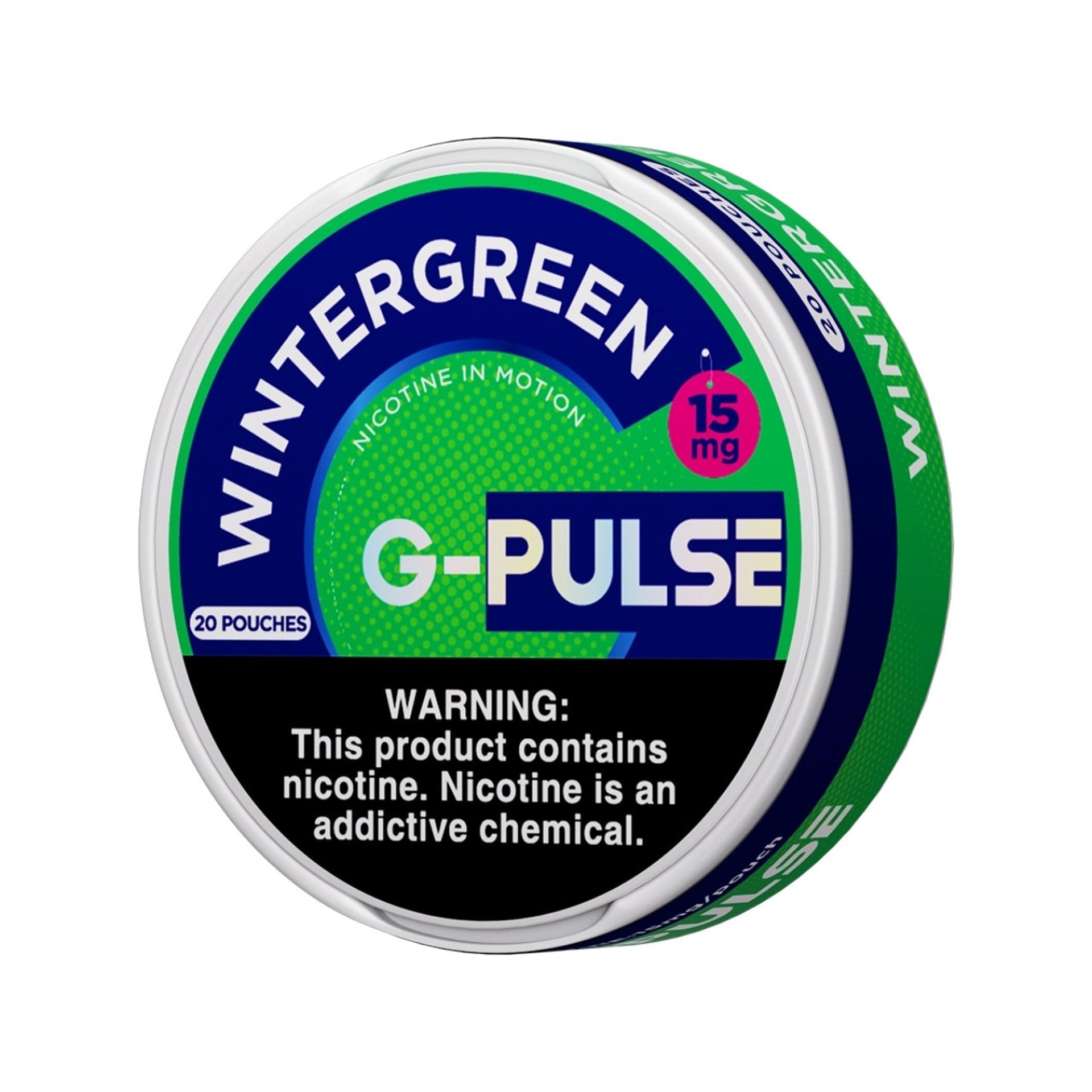 G-Pulse Nicotine Pouches 5Ct Wintergreen (15mg)