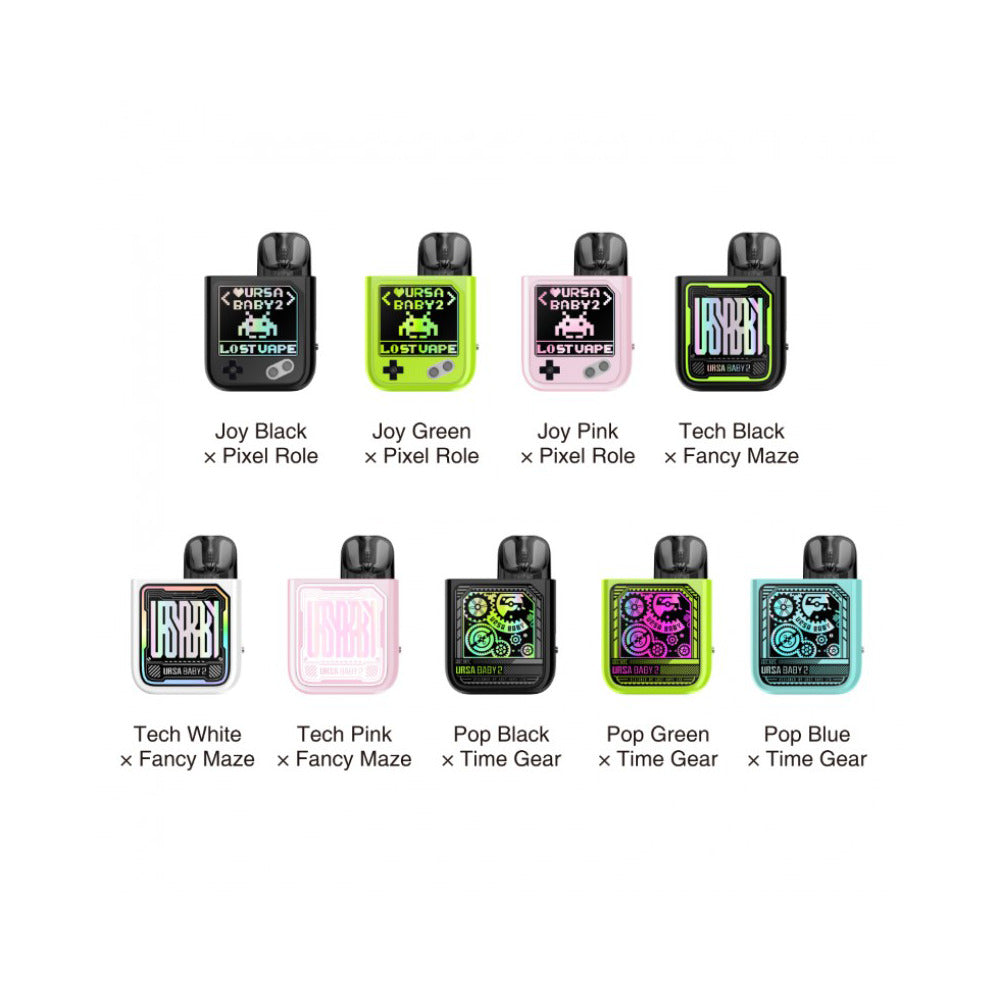 Lost Vape Ursa Baby 2 22W Kit (Pod System) | Group Photo