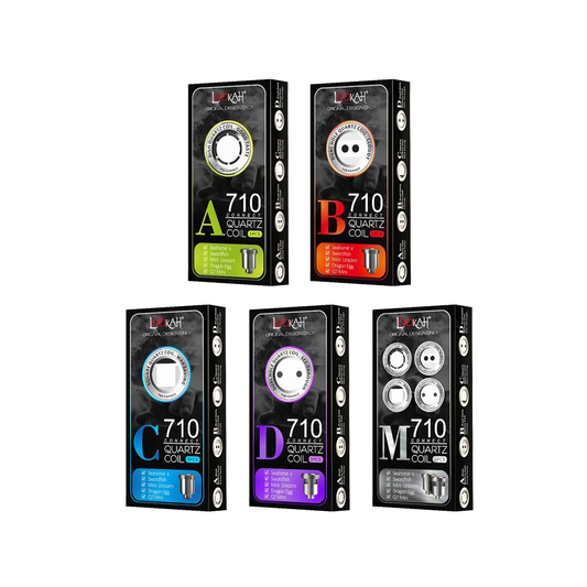 Lookah 710 Thread Wax Dish Coil (5-Pack) | Group Photo