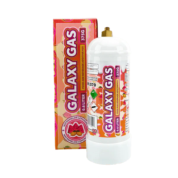 Galaxy Gas 0.6L 375g Watermelon Lemonade with Packaging