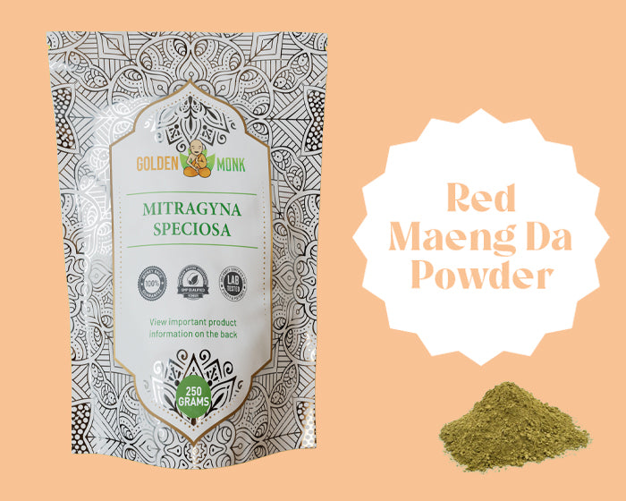 Golden Monk Mitragyna Speciosa Red Maeng Da (250 g) (Powder)