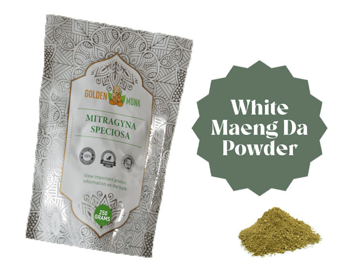 Golden Monk Mitragyna Speciosa White Maeng Da (250 g) (Powder)