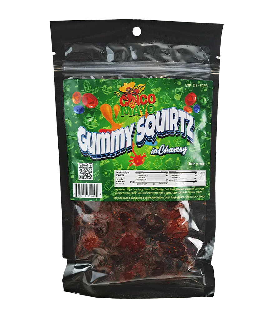 Cinco De Mayo Candy Gummy Squirtz