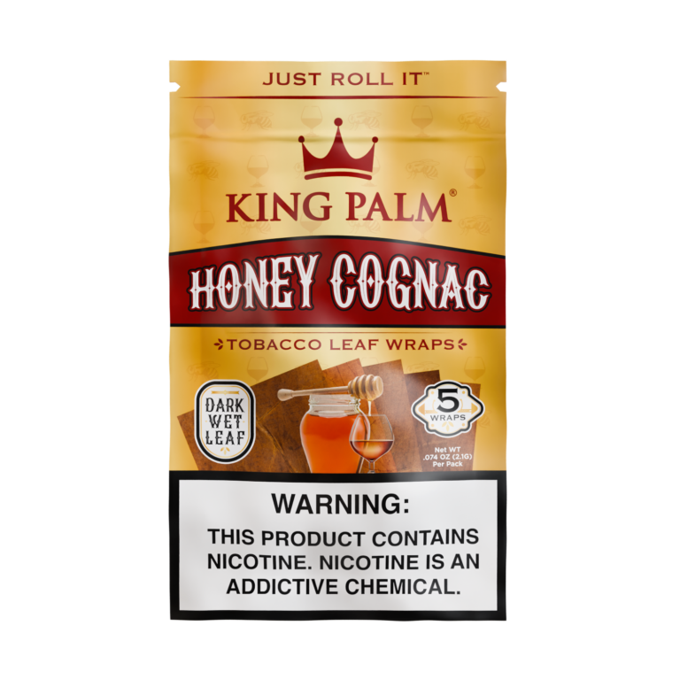 King Palm Tobacco Wraps 5ct Honey Cognac