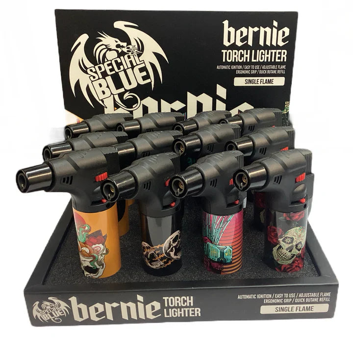 Bernie Torch 12pk Skull and Roses