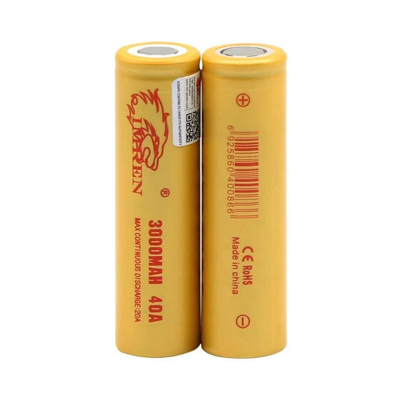 Imren 18650 40A Golden 2PK