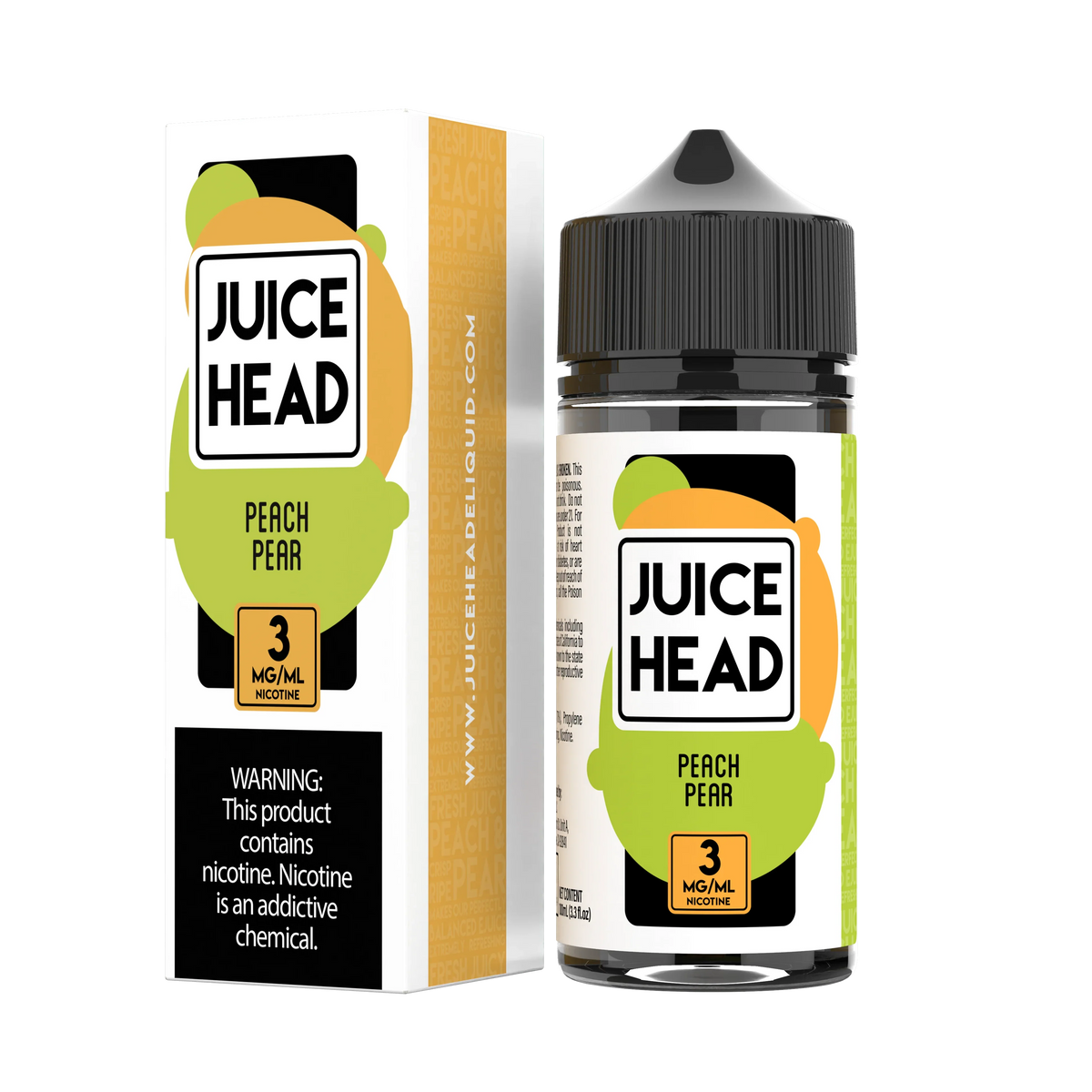 Juice Head 60mL 2PK Peach Pear with Packaging