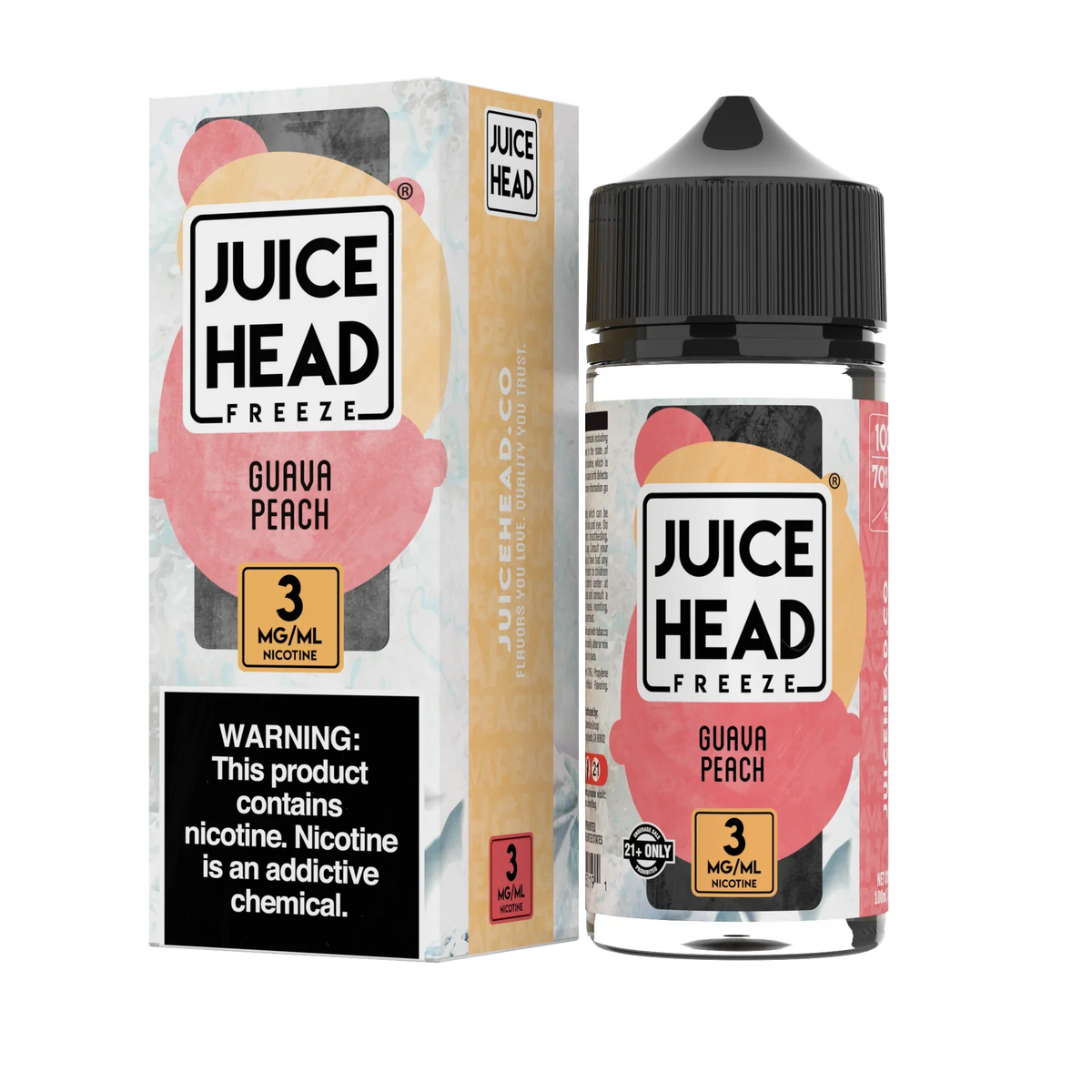 Juice Head 60mL 2PK Freeze Guava Peach with Packaging