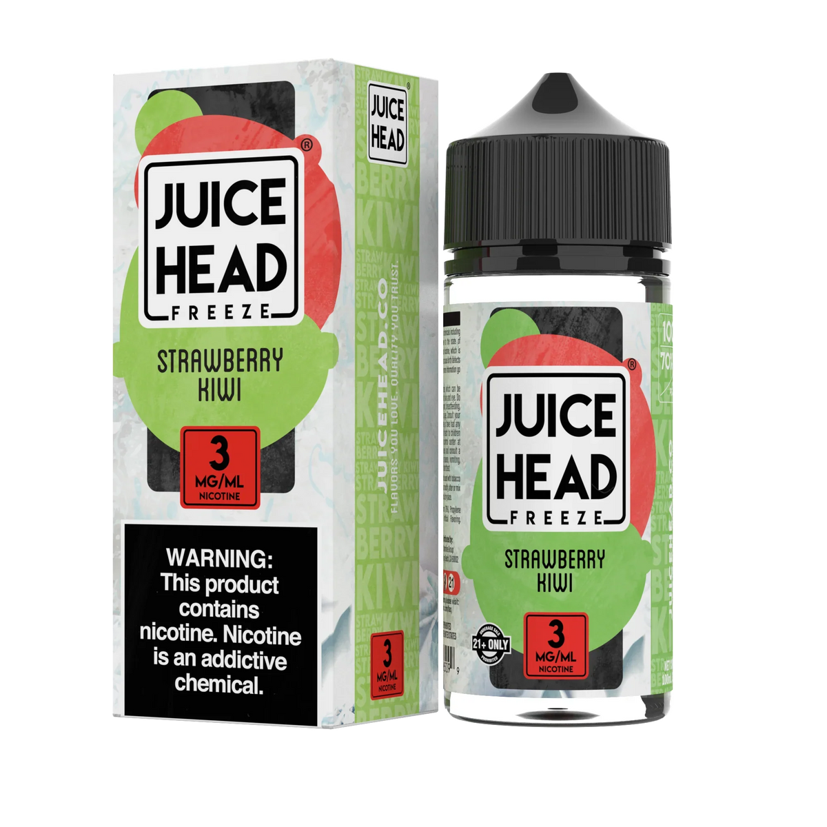 Juice Head 60mL 2PK Freeze Strawberry Kiwi with Packaging