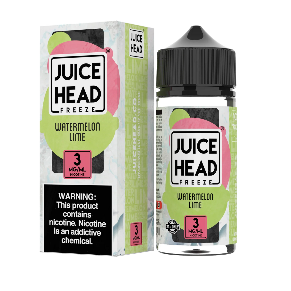Juice Head 60mL 2PK Freeze Watermelon Lime with Packaging