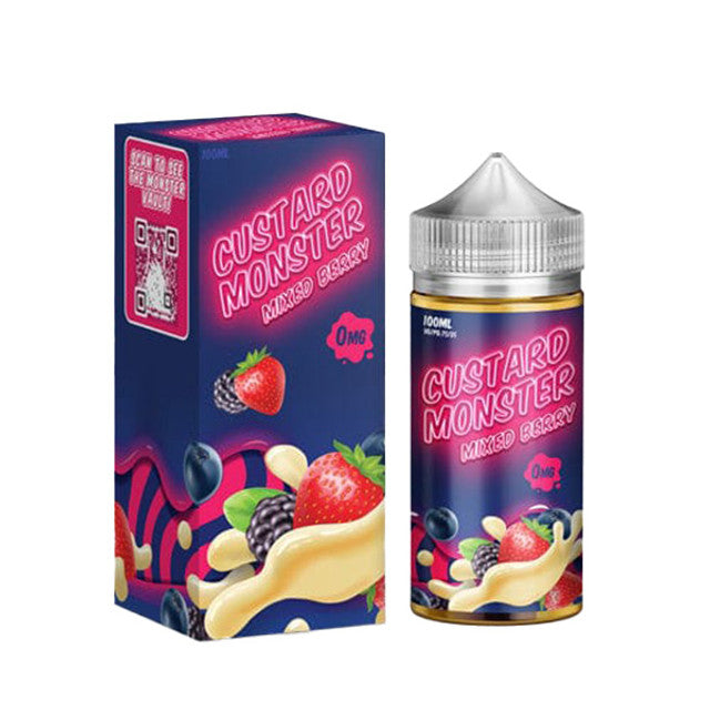 Jam Monster Series E-Liquid 100mL (Freebase) • Original, Ice, Lemonade, Etc.