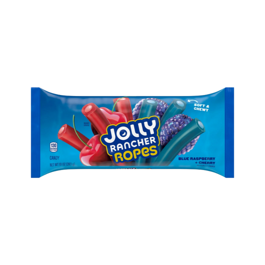 Jolly Rancher Ropes Blue Raspberry with packaging