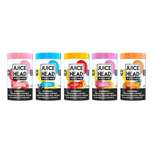 Juice Head ZTN Nicotine Pouch (20ct Can)(5-Can Pack) Group Photo