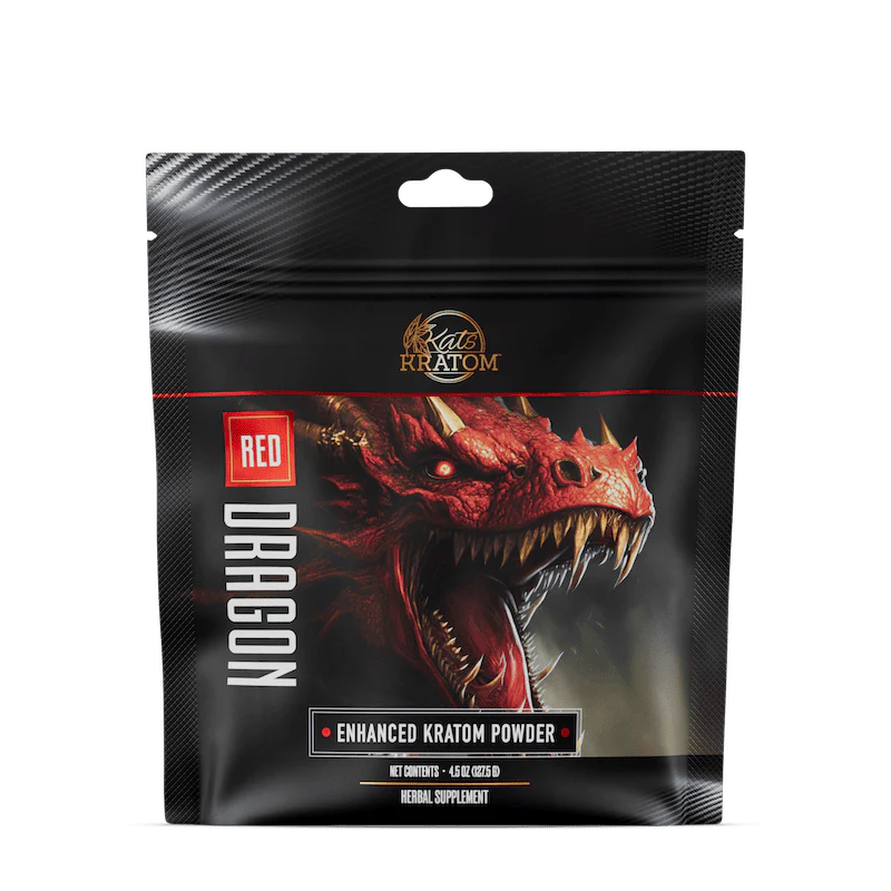 Kats Kratom Dragon Red (127.5g) Powder