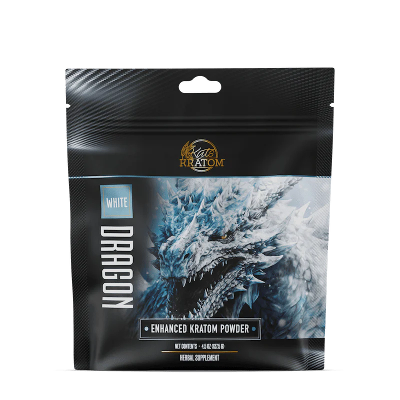 Kats Kratom Dragon White (127.5g) Powder