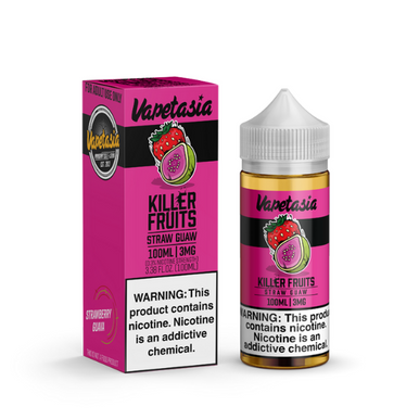 Vapetasia Series E-Liquid 100mL | Killer Fruits Straw Guaw with Packaging