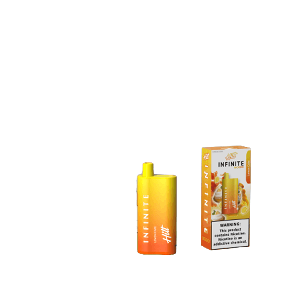 Hitt Infinite Disposable 8000 Puffs 20mL 50mg | 10 Per Pack | Lemon Cake with packaging