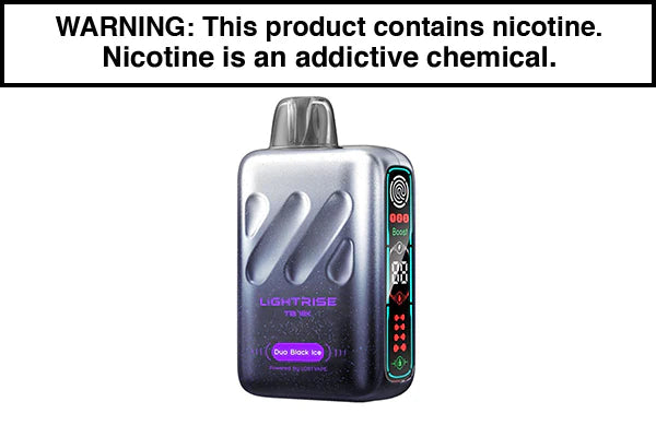 Lost Vape Lightrise 18K Puffs 5CT | Duo Black Ice