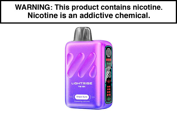 Lost Vape Lightrise 18K Puffs 5CT | Grape Burst