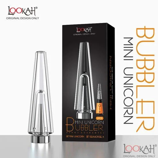 Lookah Unicorn Mini Bubbler Replacement Glass with Packaging