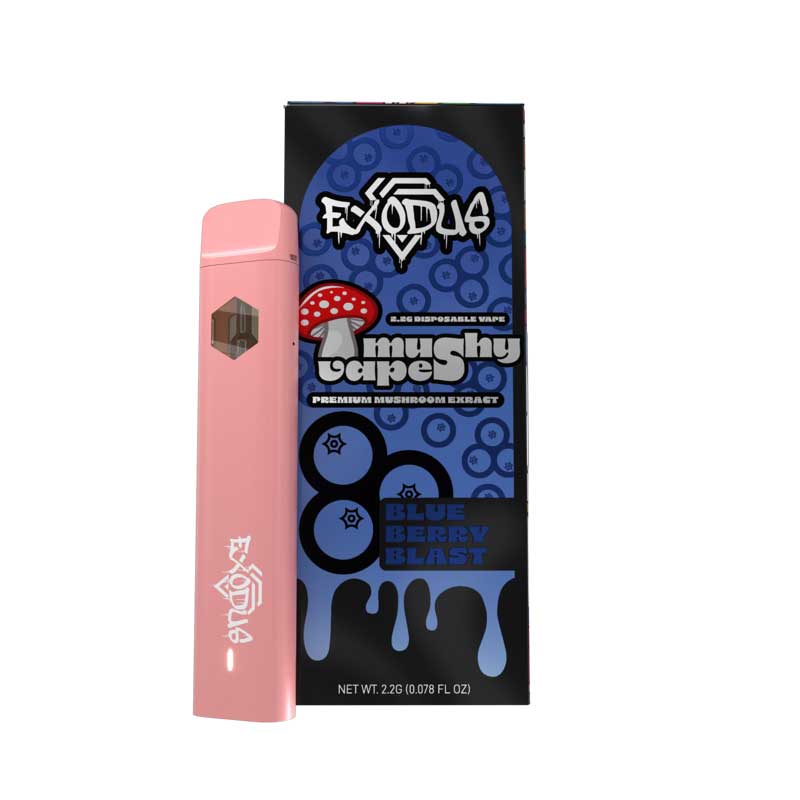 Sugar Exodus Mushy Caps Vape 2.2g Blueberry Blast with Packaging