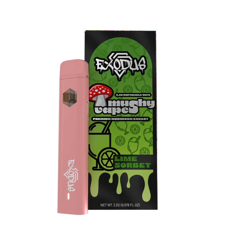Sugar Exodus Mushy Caps Vape 2.2g Lime Sorbet with Packaging