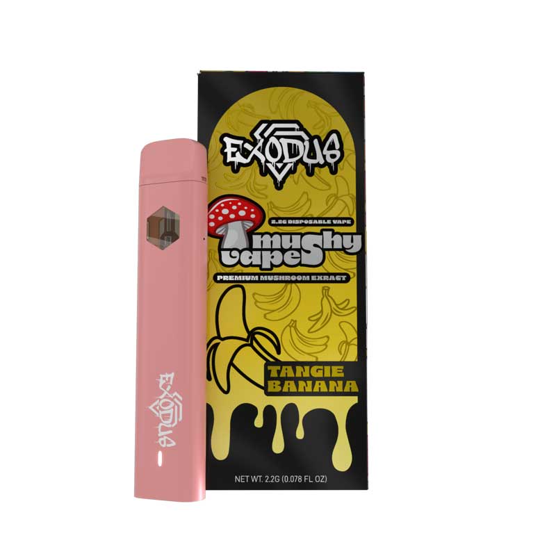 Sugar Exodus Mushy Caps Vape 2.2g Tangie Banana with Packaging
