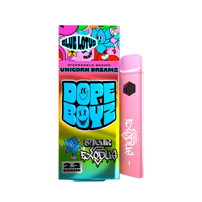 Sugar Exodus Pope Boyz Mushroom Vape 2.2g Unicorn Dreamz with Packaging