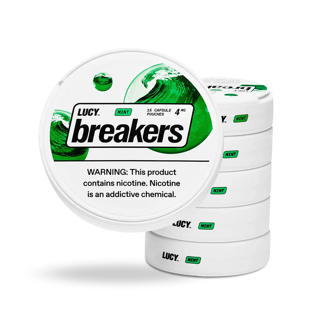 Lucy Breakers Pouches 1.35Oz Mint 4mg